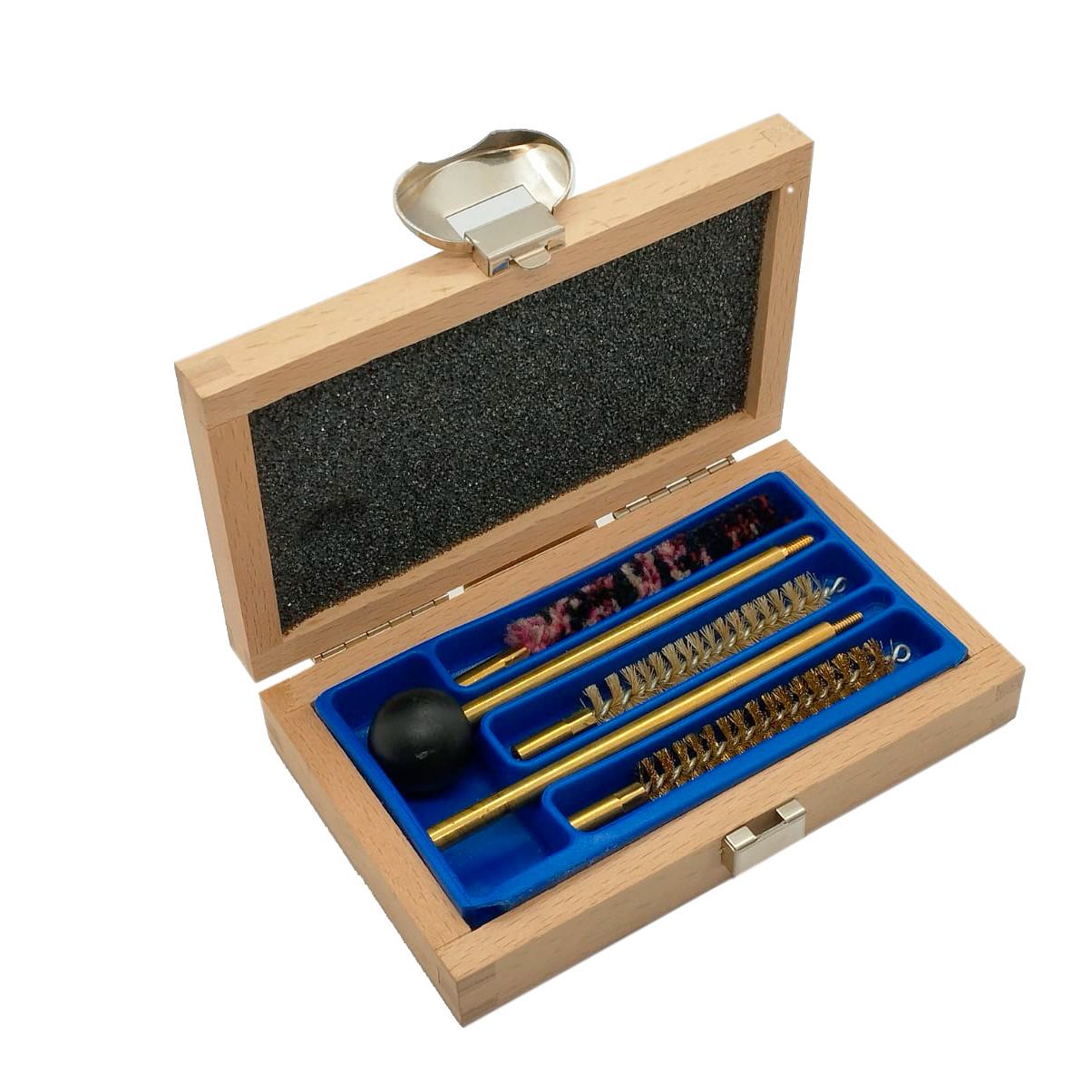 Kit di pulizia in scatola di legno